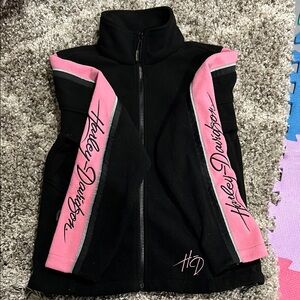 Harley-Davidson Kids Black and Pink Jacket